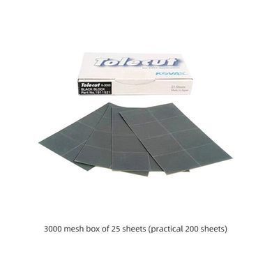 Листы абразивные TOLECUT SO 29х35мм 1/8 разрез, черные, K-3000
