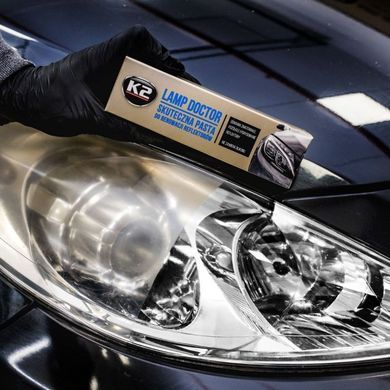 Паста для полірування фар K2 Lamp Doctor 60 мл + 2 аплікатора