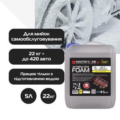 Активна піна Master&rsquo;s Line "Self-service" 1:6/8 5 л
