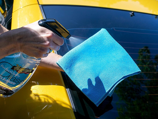 Полотенце для стекла синее Meguiar's X210300 Perfect Clarity Glass Towel, 40,6 х 40,6 см