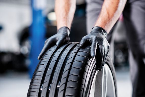 Прочные перчатки нитриловые GoGrip black 50 шт., размер XXL