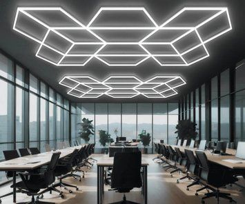 Потолочный светиль&shy;ник многоцелевого использования CDL Geometric Polygonal Light