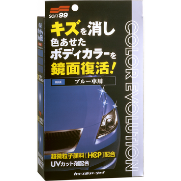Цветообогащающая полироль для синих автомобилей SOFT99 Color Evolution Blue 100 мл
