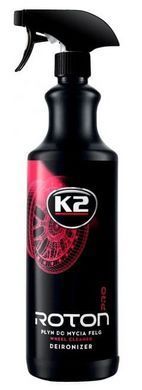 Очиститель дисков колес и колпаков с индикатором K2 Roton Pro 1 л + Щетка для чистки дисков и двигателя