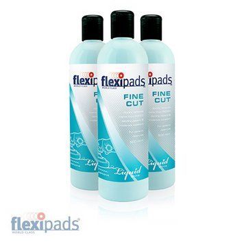 Паста среднеабразивная FLEXIPADS Liquid Shine бирюзовая 500 мл