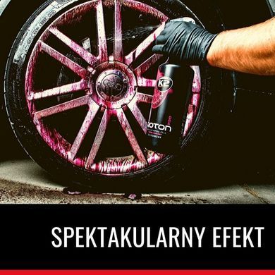Очиститель дисков колес и колпаков с индикатором K2 Roton Pro 1 л + Щетка для чистки дисков и двигателя