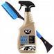 Розморожувач скла та щітка для снігу зі скребком: зимовий набір автомобіліста